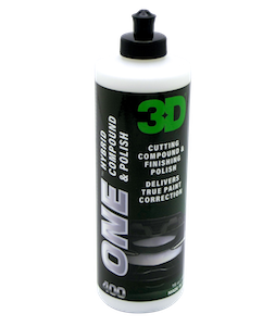 3D One Hybrid cutting compound and finishing polish