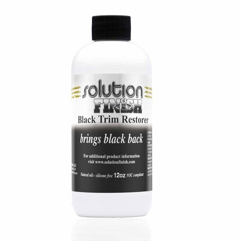 12oz Solution Finish - Black Plastic and Vinyl Restorer